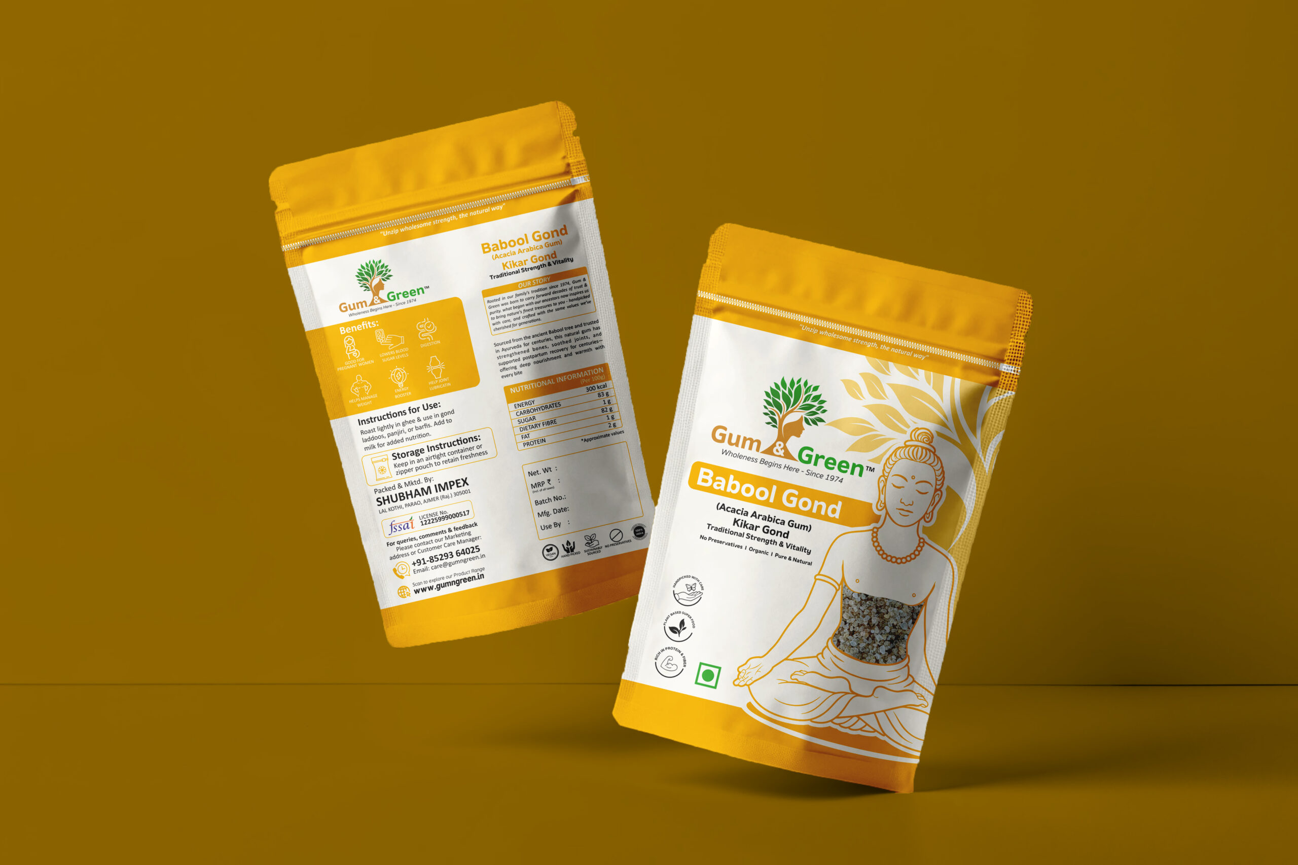 Gum & Green Babool Gond for laddus